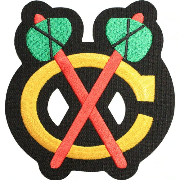 City Of Chicago /"C/" Logo Football Jersey Parody Embroidered Iron On Patch
